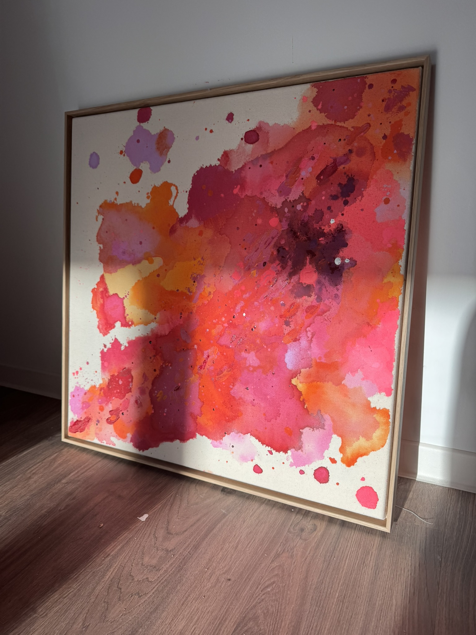 Nachblühen, 2026, Acryl auf roher Baumwollleinwand, Ansicht 5